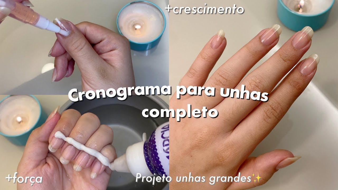 ROTINA DE CUIDADOS PARA UNHAS| Crescimento das unhas💅