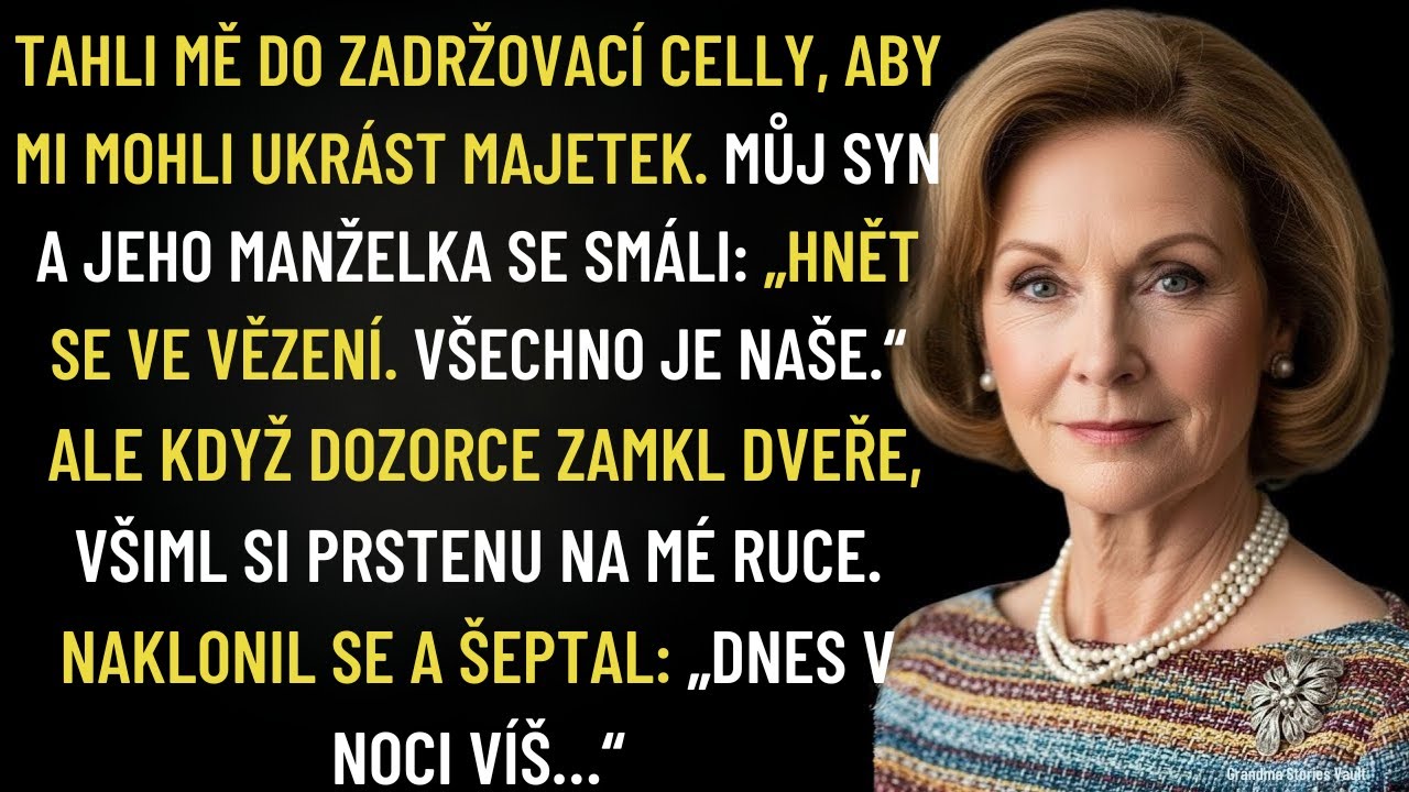 Dali mě do zadržovací cely, aby mi ukradli majetek, ale dozorce si všiml mého prstenu a řekl: „Dnes