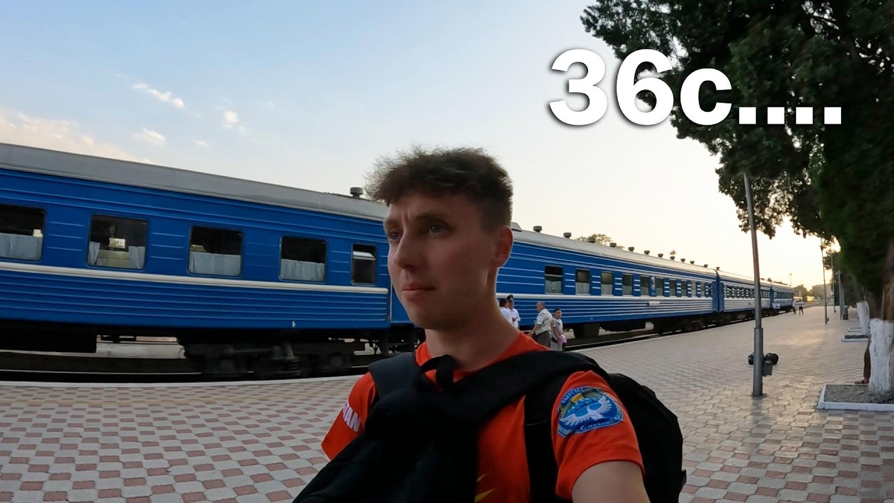 Riding Central Asia's post-Soviet sleeper train 🇰🇬