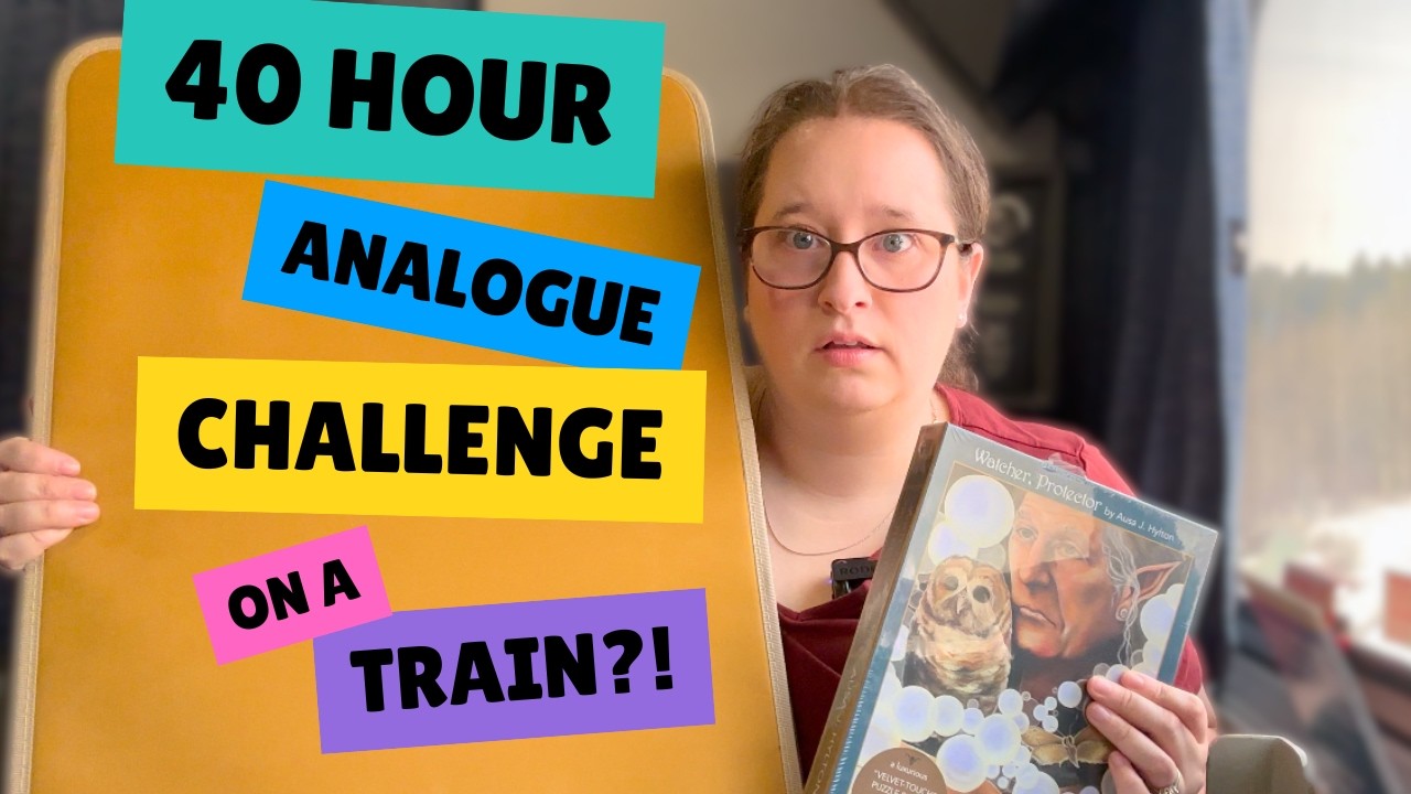 40 Hours Offline: Train Ride to Winter Carnival | Analogue Challenge