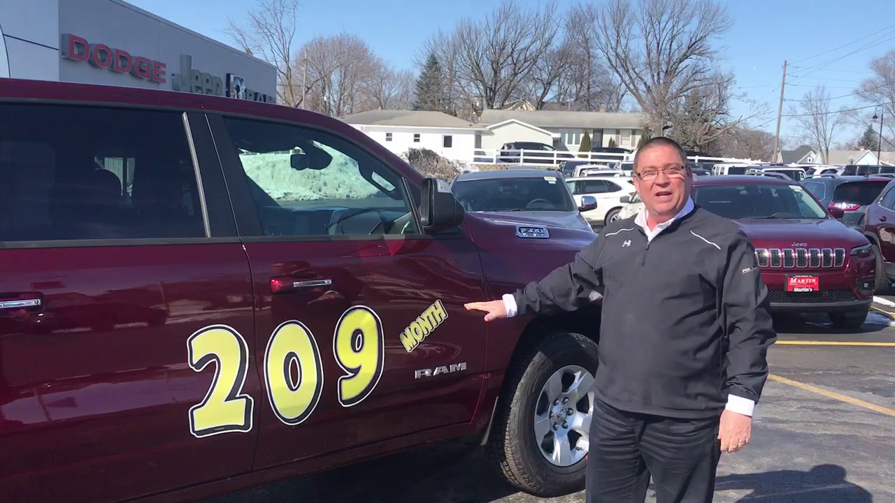 Lease a new Ram for 209 per month!