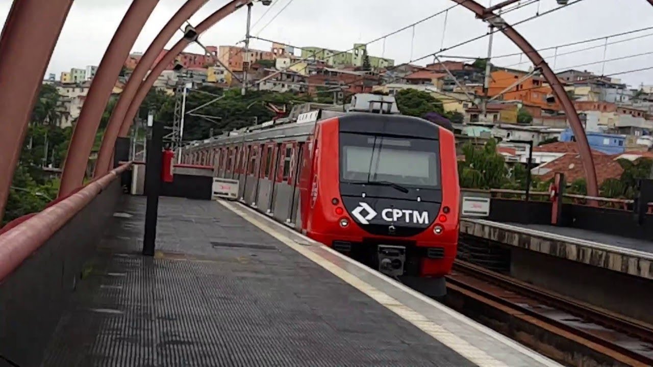CPTM - A bordo Alstom 9000 de Guaianases a Itaquera