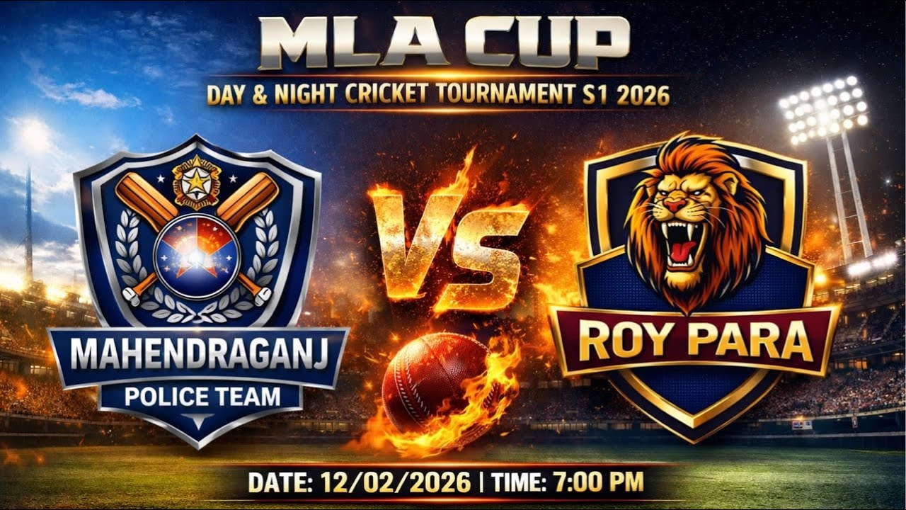MLA CUP S1 DAY & NIGHT | MAHENDRAGANJ POLICE vs ROYPARA