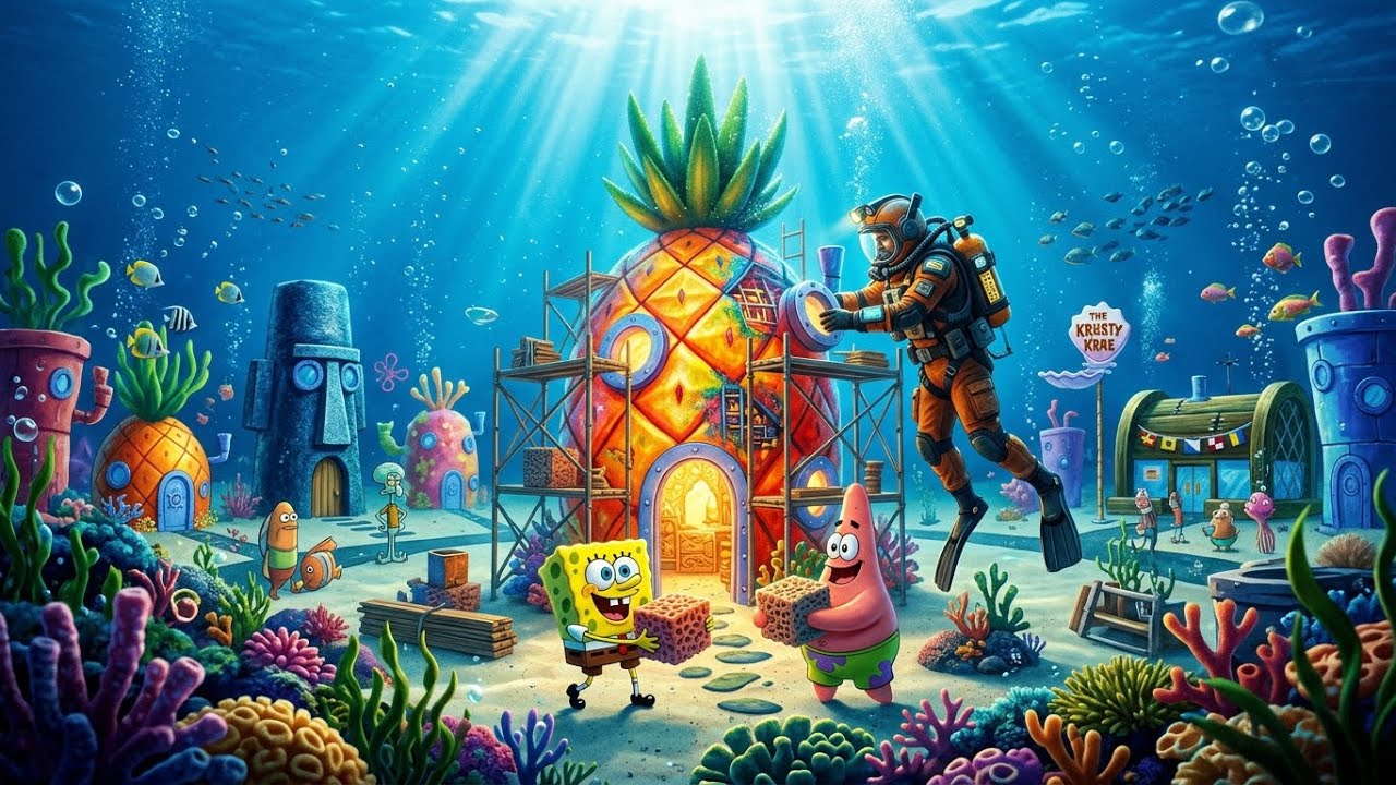 Rebuilding Bikini Bottom After a Storm