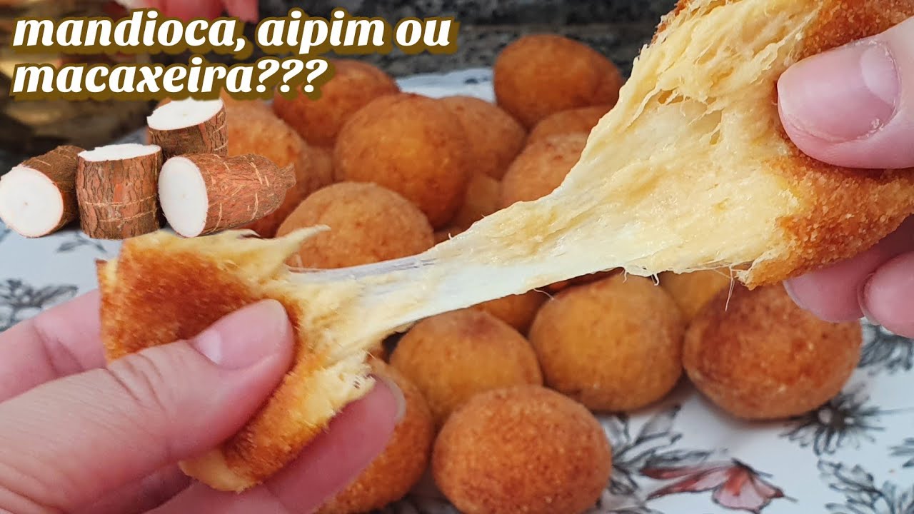 FAÇO COM MANDIOCA SEM FARINHA DE TRIGO, MUITO FACIL E DELICIOSO!