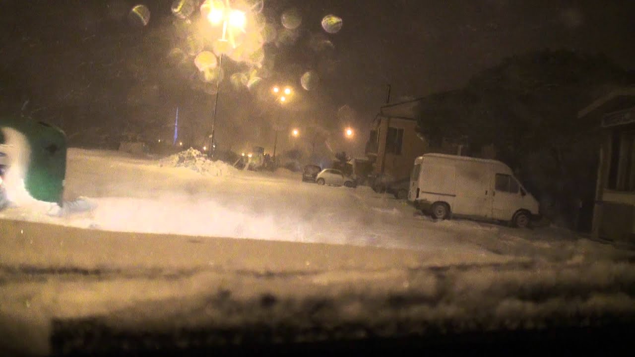 Cesenatico Neve sera 10 Febbraio 2012 e Porte Vinciane ore 23