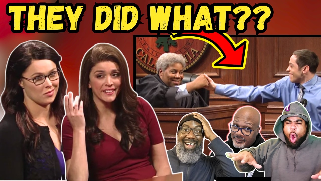 SNL - Wild Teacher Trial reaction starring Pete Davidson and Ronda Rousey