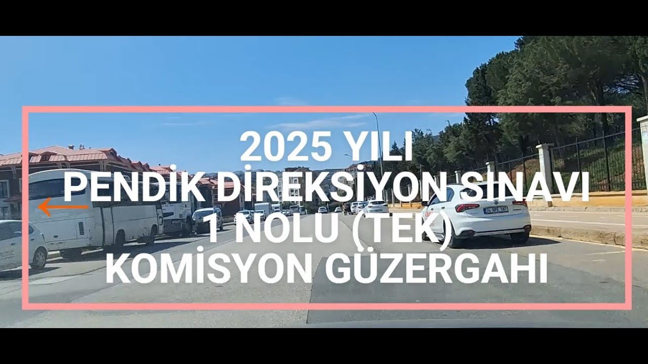 2025 PENDİK DİREKSİYON SINAVI 1 NOLU TEK GÜZERGAH
