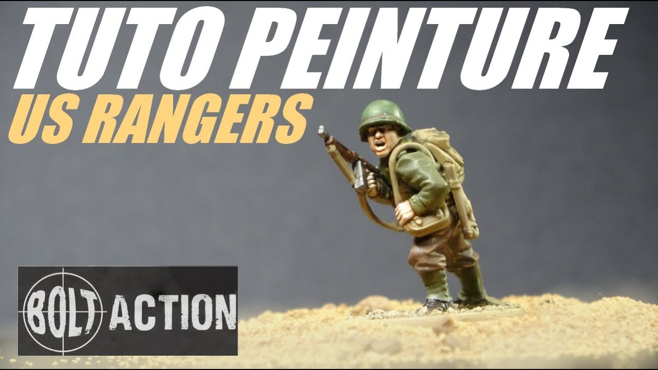 Tuto peinture rapide US RANGERS Bolt Action