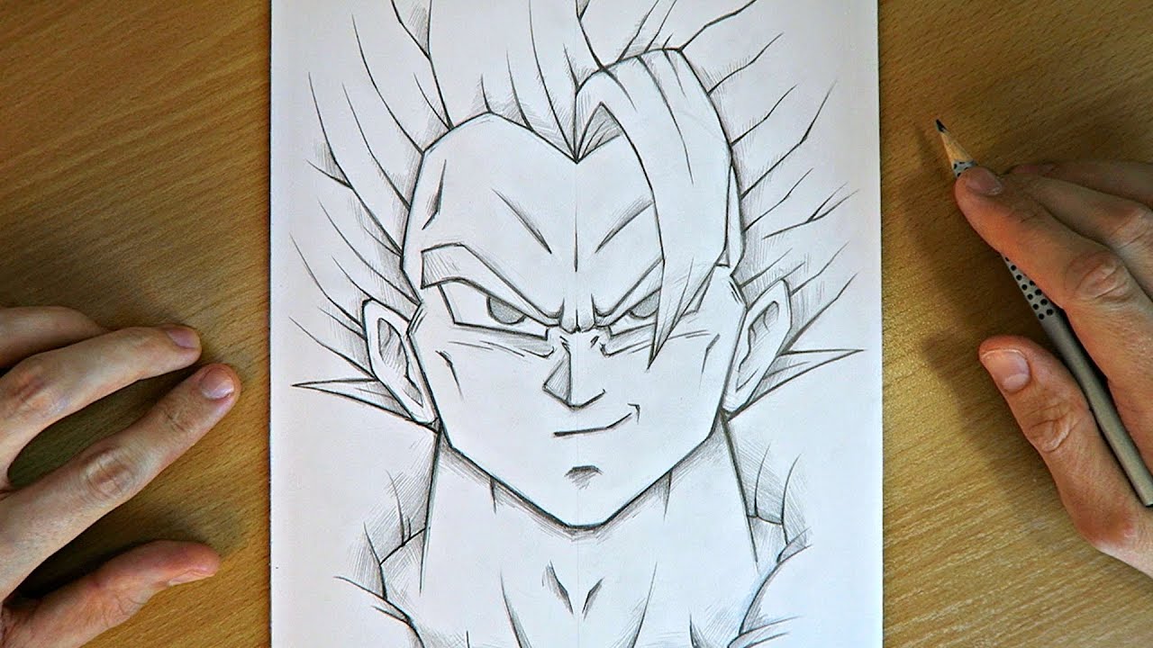 Gogeta Drawing Tutorial | How to Draw Anime | Pencil Sketch Drawing