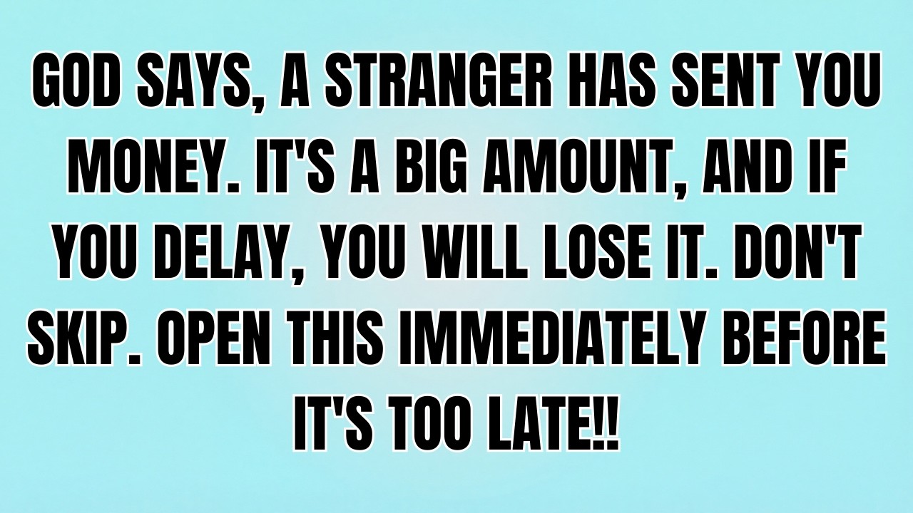 🔴CONGRATULATIONS. GOD SAYS, YOUR MONEY ALERT HAS ARRIVED. YOUR ANGEL IS NOT ALLOWING YOU TO SKIP IT
