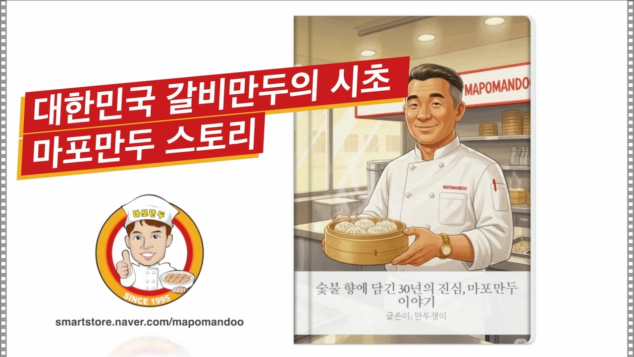 #마포만두 #갈비만두 #스토북  '숯불 향에 담긴 30년의 진심'