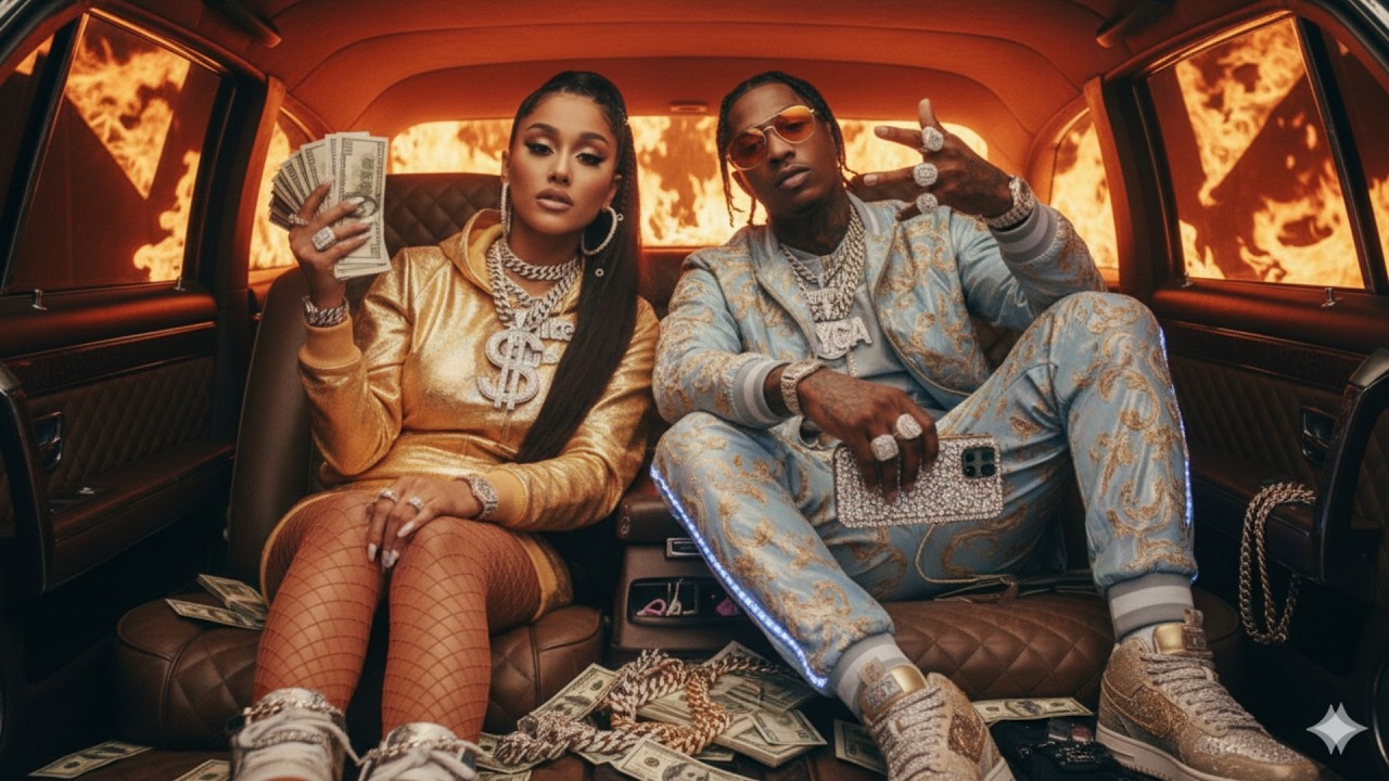 Tyga & Ariana Grande - SCARLET SPEEDWAY  (ft. Tyga) | (Official Lyrics Video) 2026