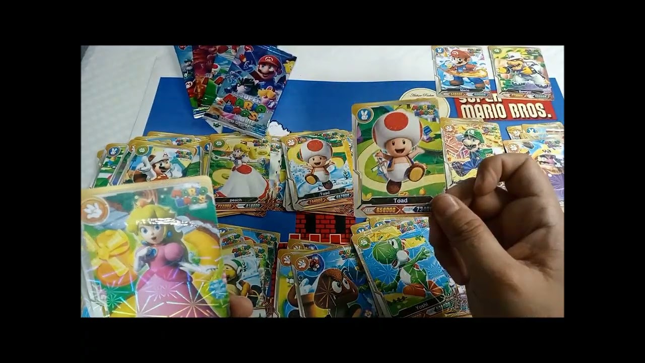 Tarjetas de Mario Bros Clon al estilo Trading Carg Game parte 3