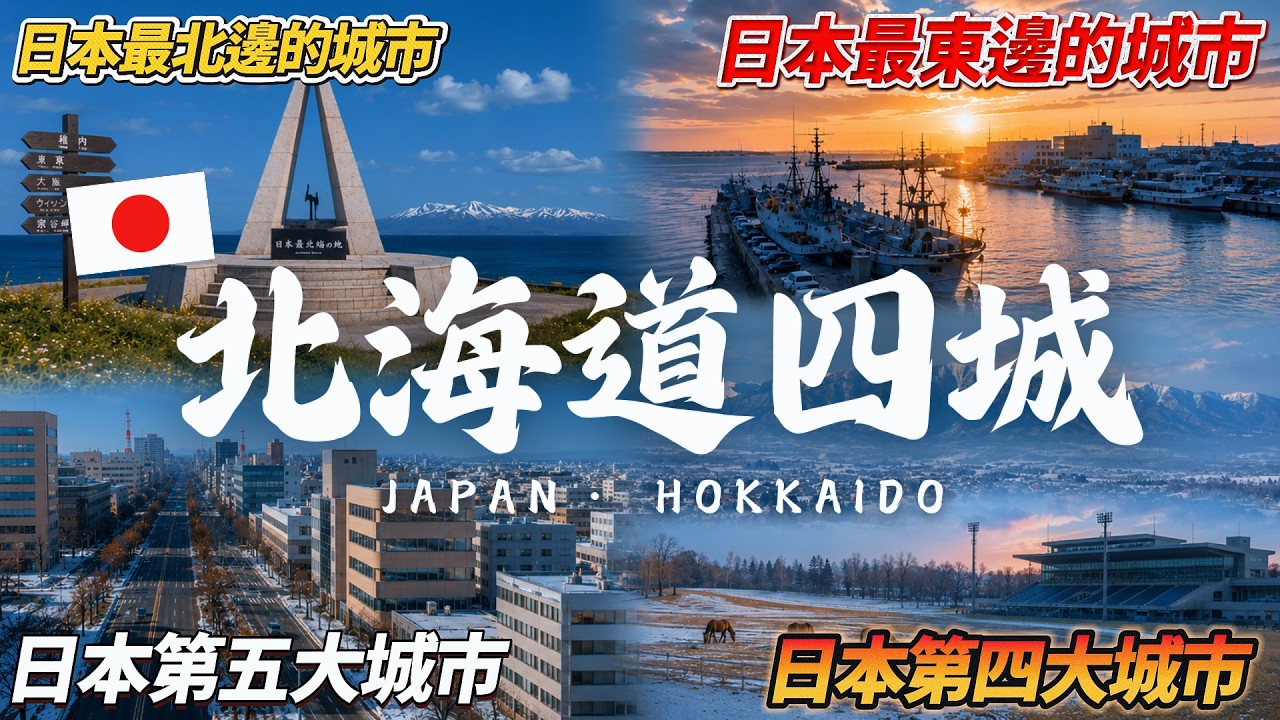 🇯🇵【精選合集】走訪北海道特別的四座城市 當地旅遊有些什麼？｜走讀日本 北海道