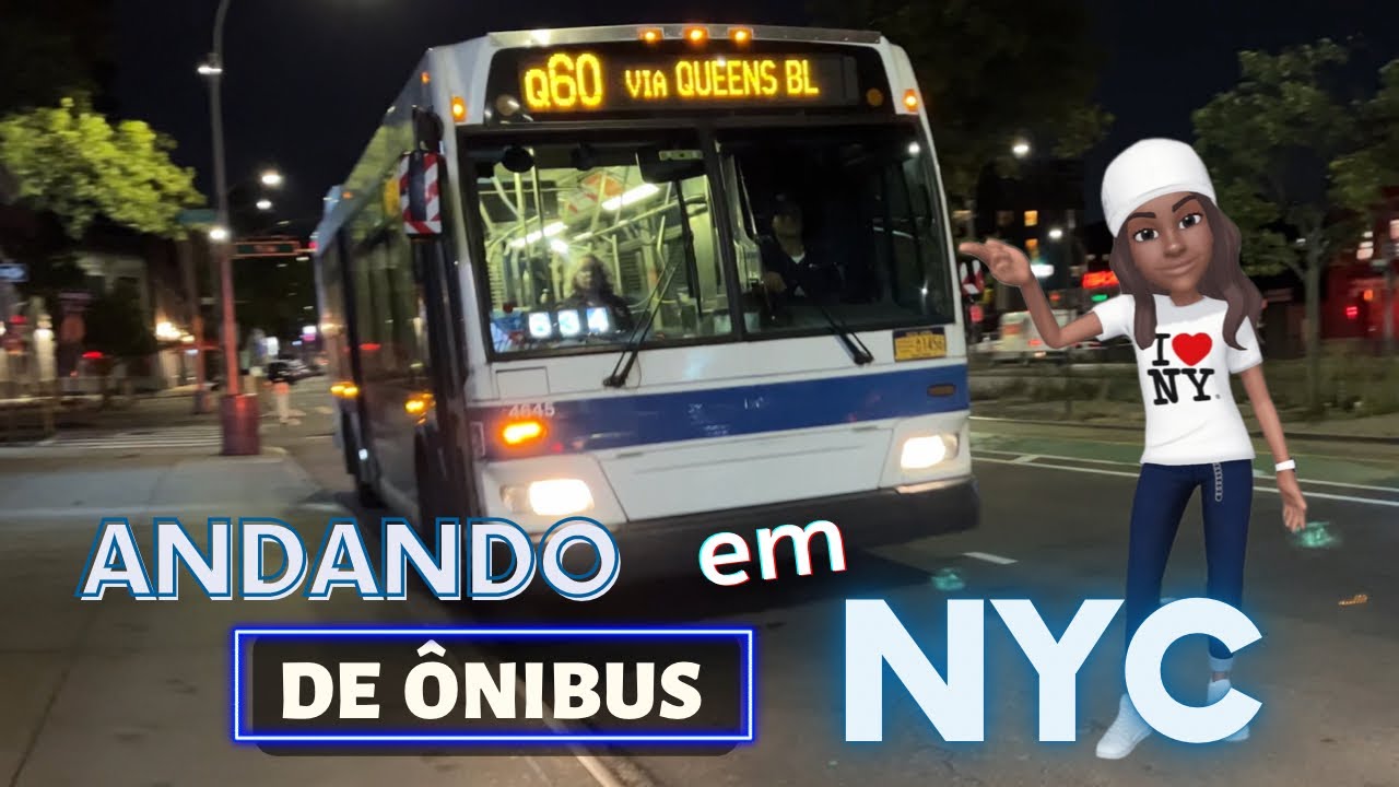 #NYC - Andando de ônibus em Nova Iorque