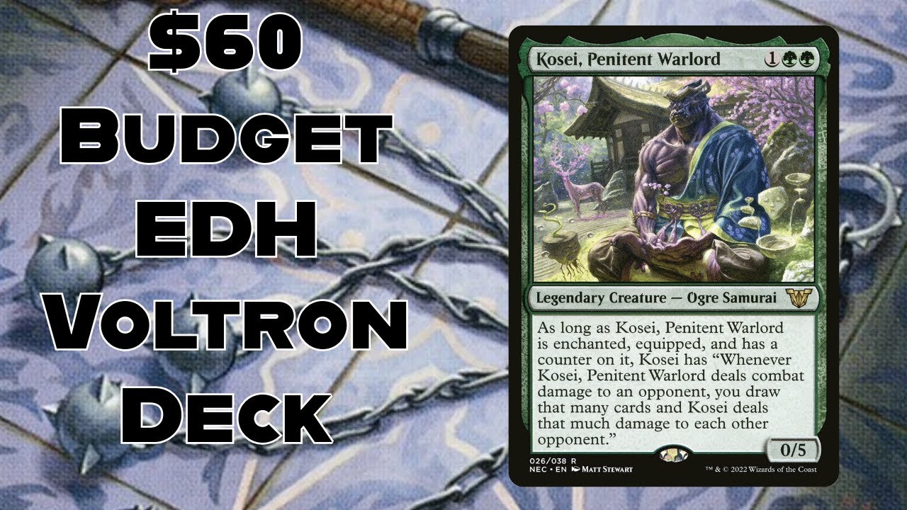 Kosei, Penitent Warlord | $60 EDH Budget Deck Tech #mtg