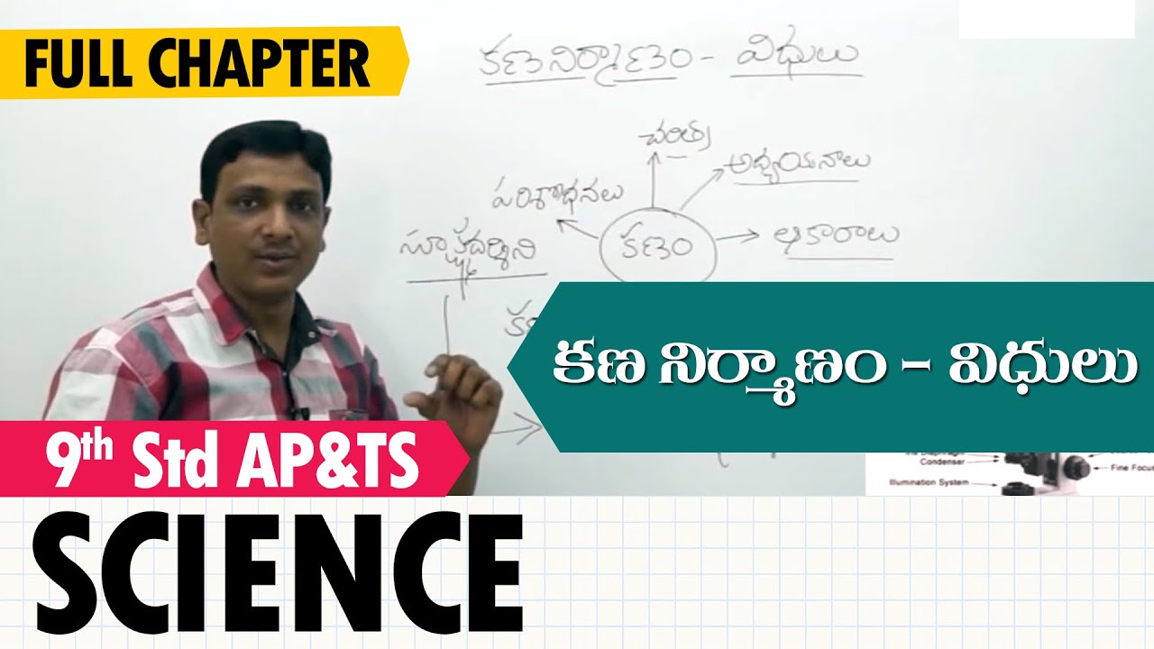 Cell its structure and functions | కణ నిర్మాణం విధులు | Class 9 Science (T.M)