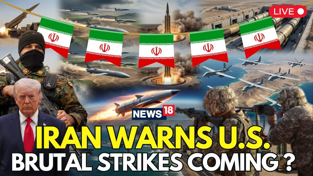 US IRAN WAR LIVE | Iran Warns U.S. Of &lsquo;Brutal Strikes&rsquo; Amid Escalating Tensions | Trump | WAR NEWS