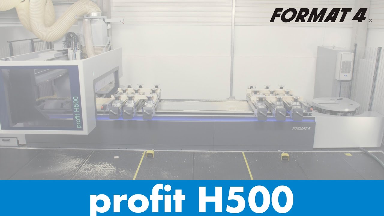 Produkcja okien drewnianych CNC Format 4&reg; profit H500