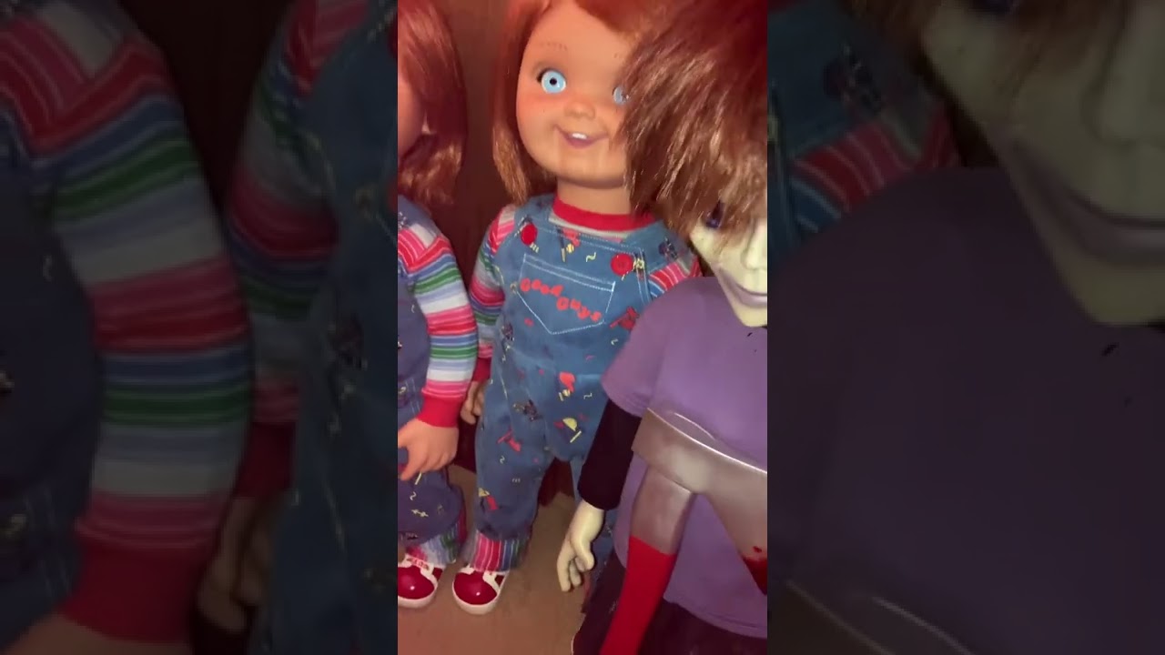 My entire trick or treat studios Chucky dolls Collection #trickortreatstudios #GoodGuy #chucky