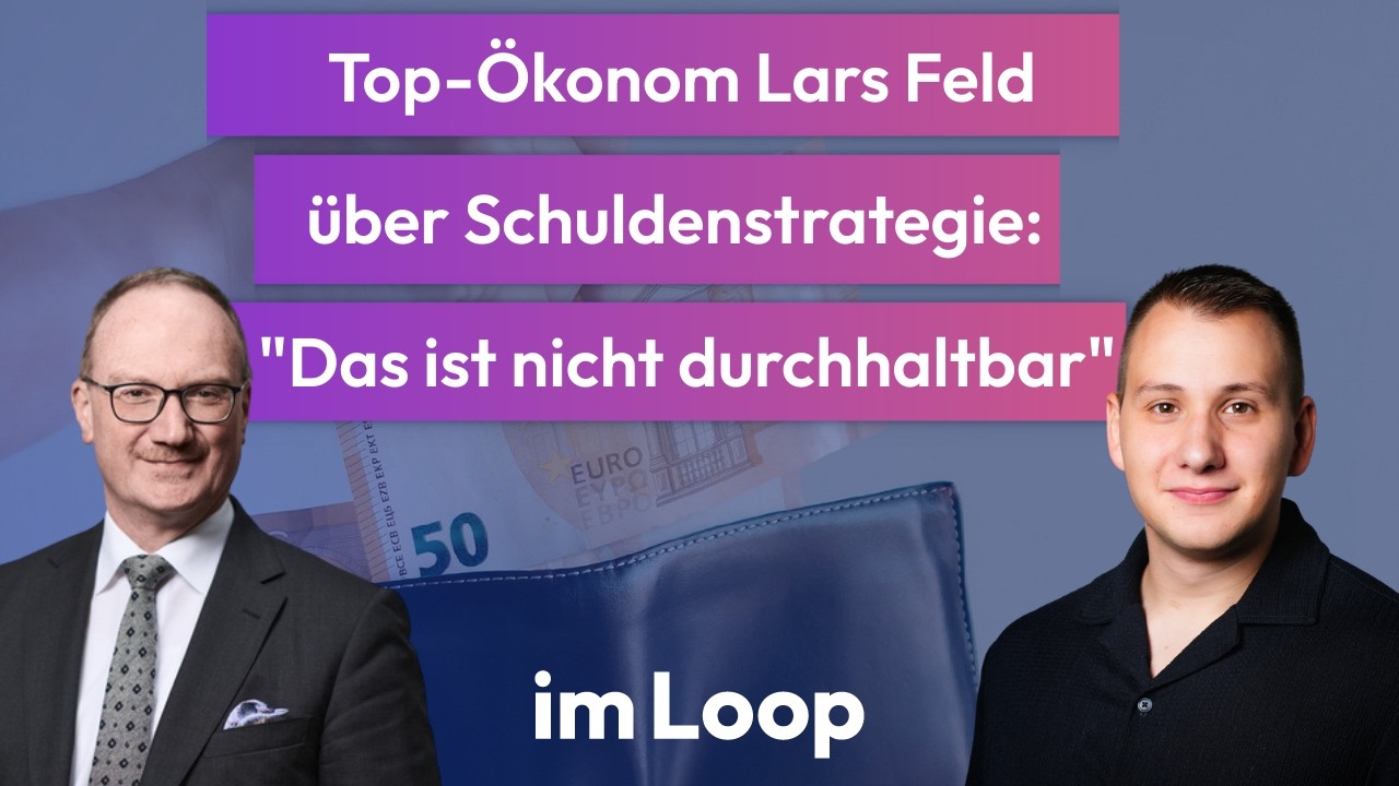 Top-Ökonom Lars Feld über Schuldenstrategie: 