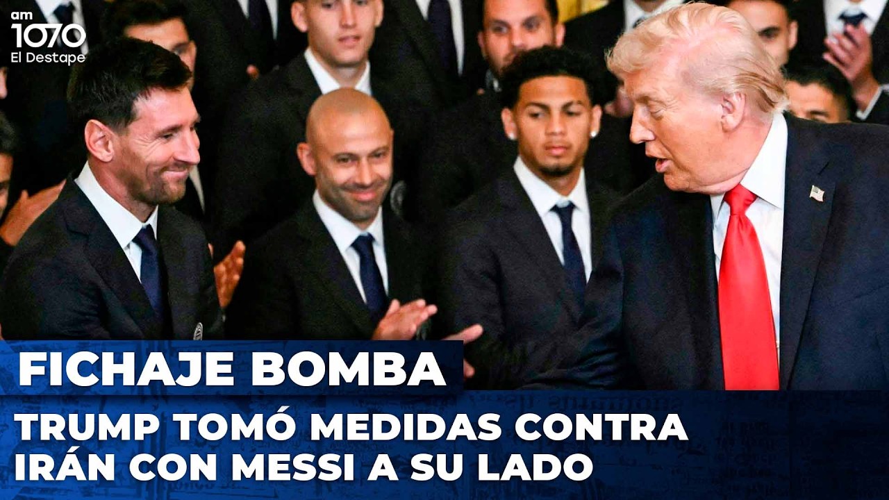 FICHAJE BOMBA: TRUMP TOMÓ MEDIDAS CONTRA IRÁN CON MESSI A SU LADO