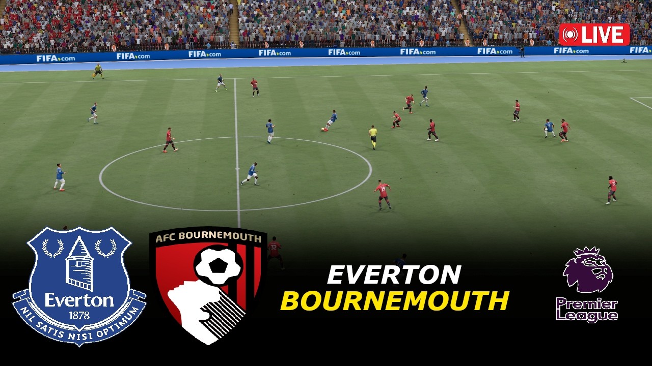 🔴Everton vs Bournemouth Live | English Premier League 2026 | eFootball Pes21 Simulation