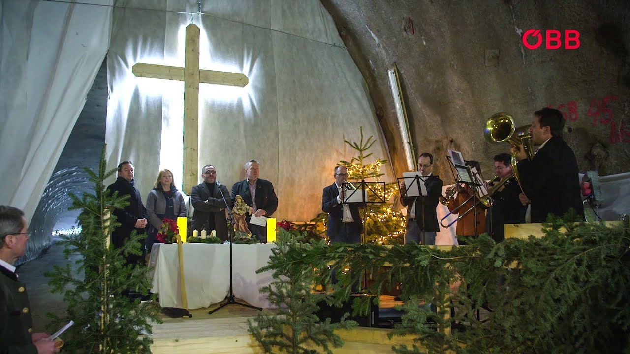 Barbarafeier im Semmering Basistunnel