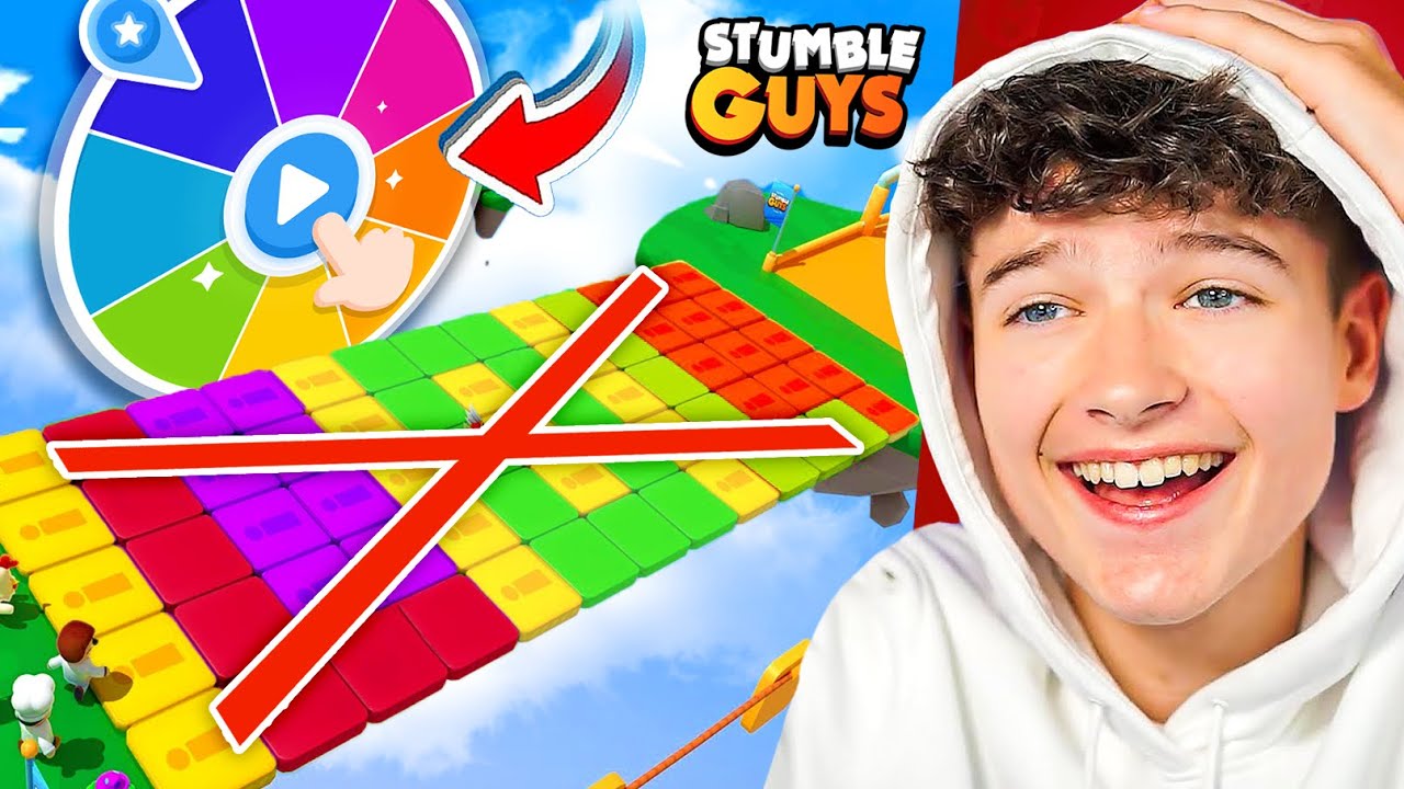 Alle FARBEN sind VERBOTEN! - Berühre KEINE FARBE (XXL GLÜCKSRAD CHALLENGE) in Stumble Guys