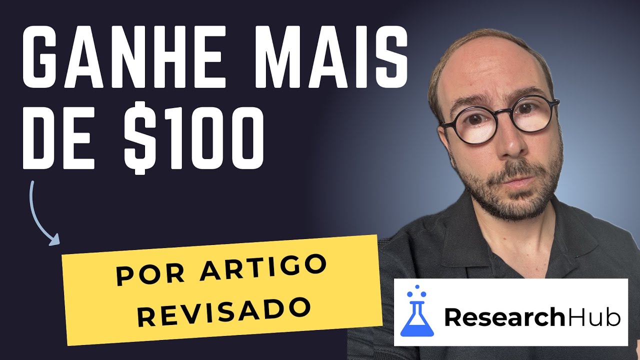 Ganhe dinheiro para revisar Artigos Científicos com o Research Hub