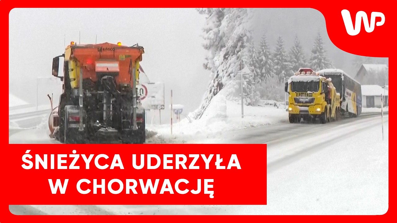 Chorwacja sparaliżowana przez śnieg. Chaos na drogach