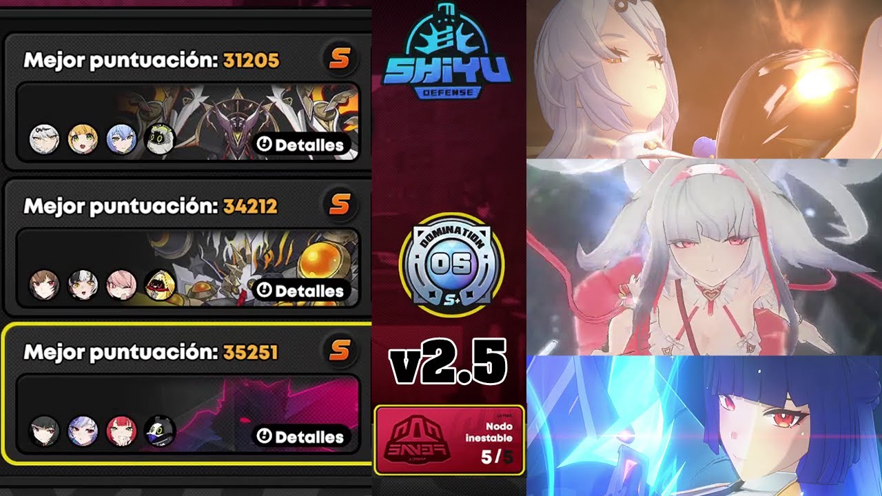 Yi Xuan, Ye Shunguang & Miyabi / Stage 5 / Shiyu Defense v2.5 / Zenless Zone Zero