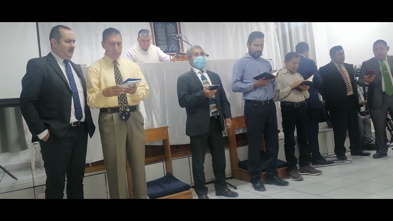 VARONES DE LA IGLESIA DE DIOS MONTHE MORÍA. ALABANZA SERVIRE CON AMOR. 