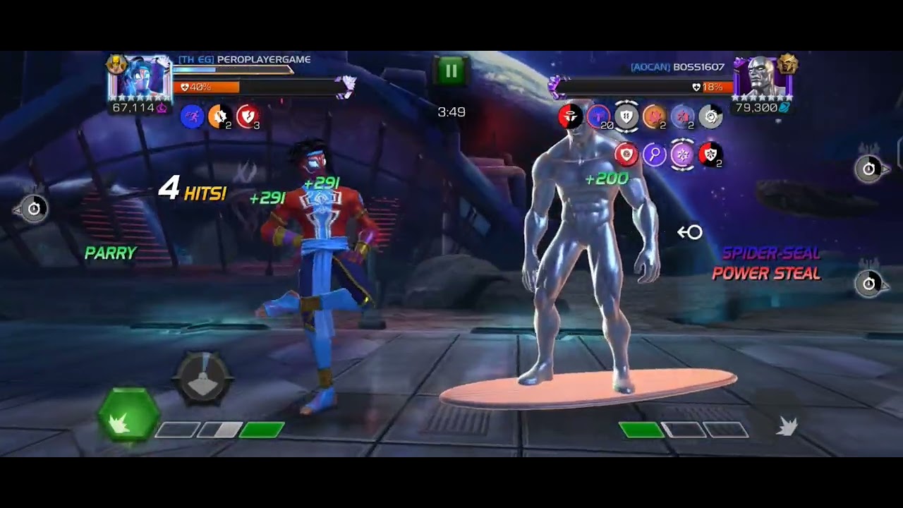 MCOC 7 ⭐ ASCENDED champs clearing AW bosses
