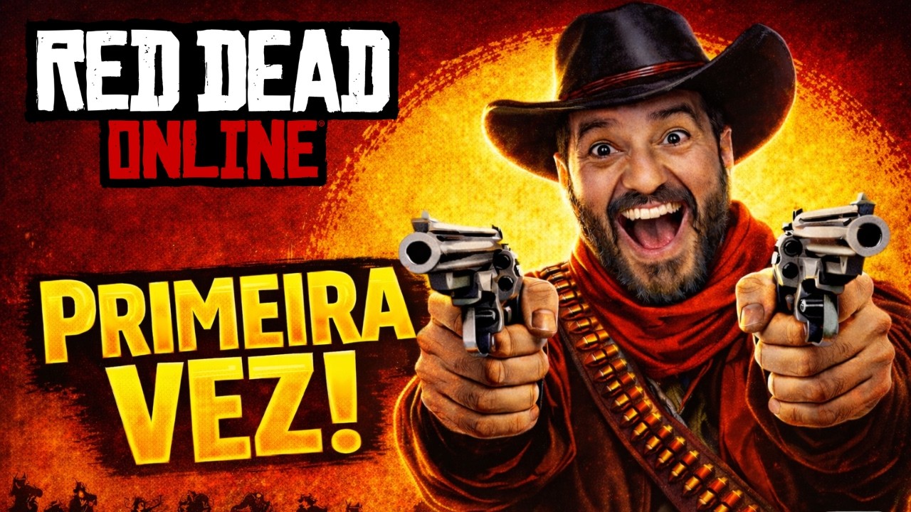 PRIMEIRA VEZ no RDR2 Online - O PIOR PISTOLEIRO DO VELHO OESTE ?