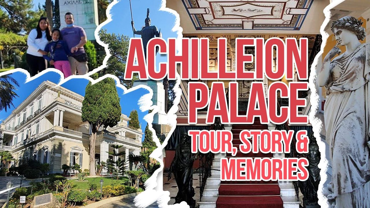 Achilleion Palace in Corfu Greece