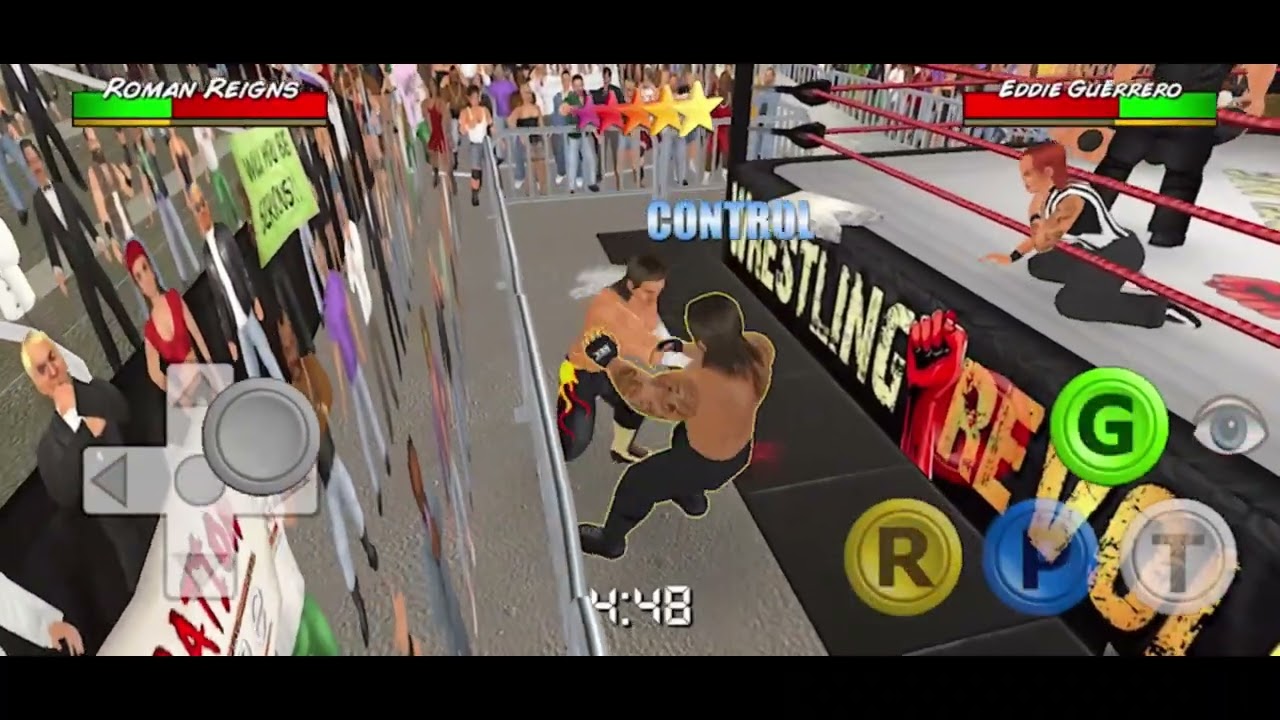 D.I.W Monday Night Raw: Roman Reigns vs Eddie Guerrero 1v1