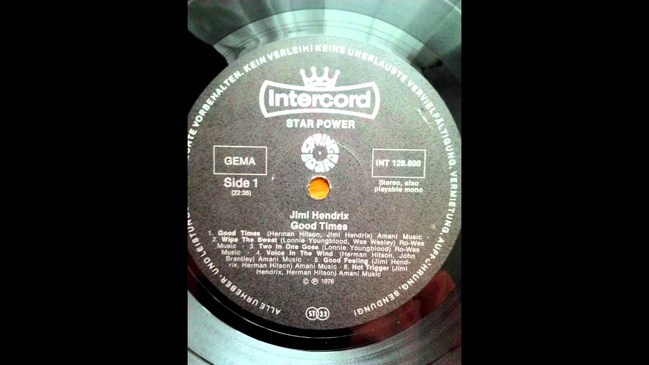 Jimi Hendrix & Herman  Hitson - Good Feeling