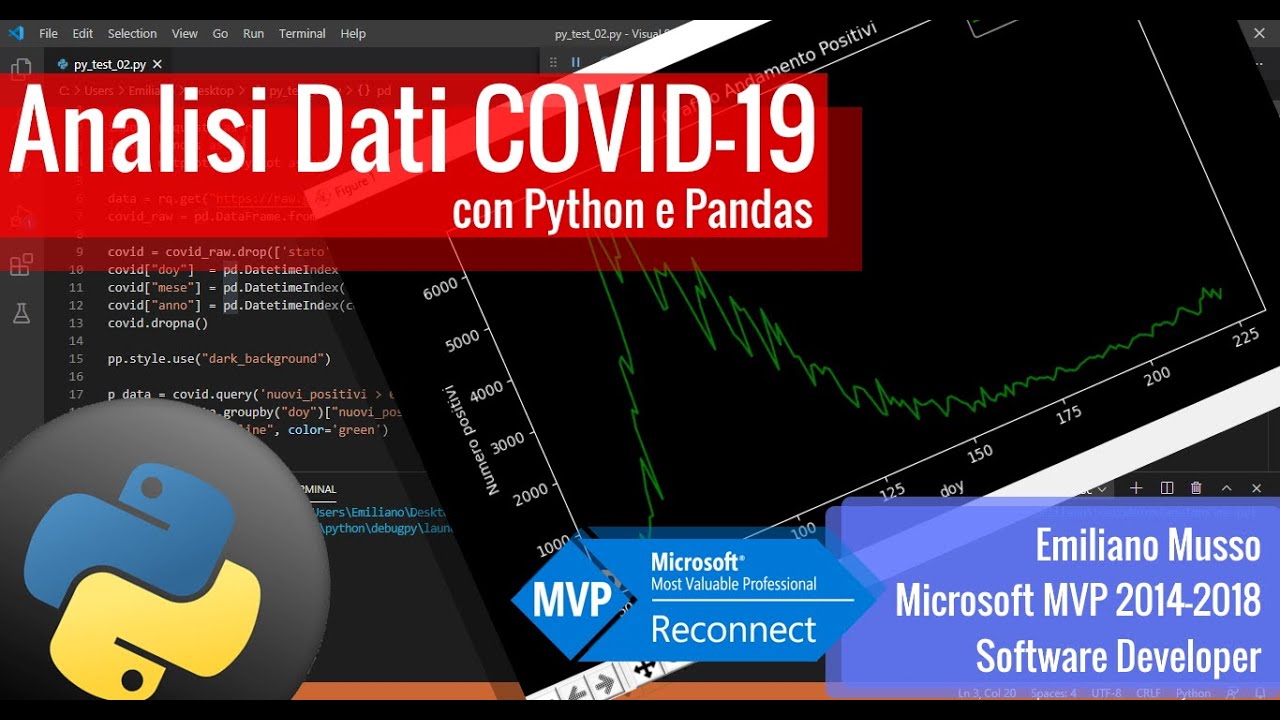 [Python] Analisi Dati COVID-19 con Pandas