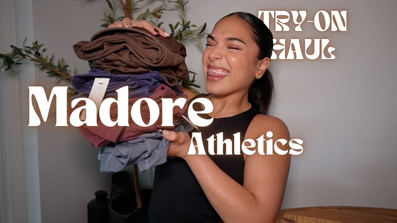 Best Gym Fits!! MADORE ATHLETICS Try-On Haul | flattering + effortless + elevated