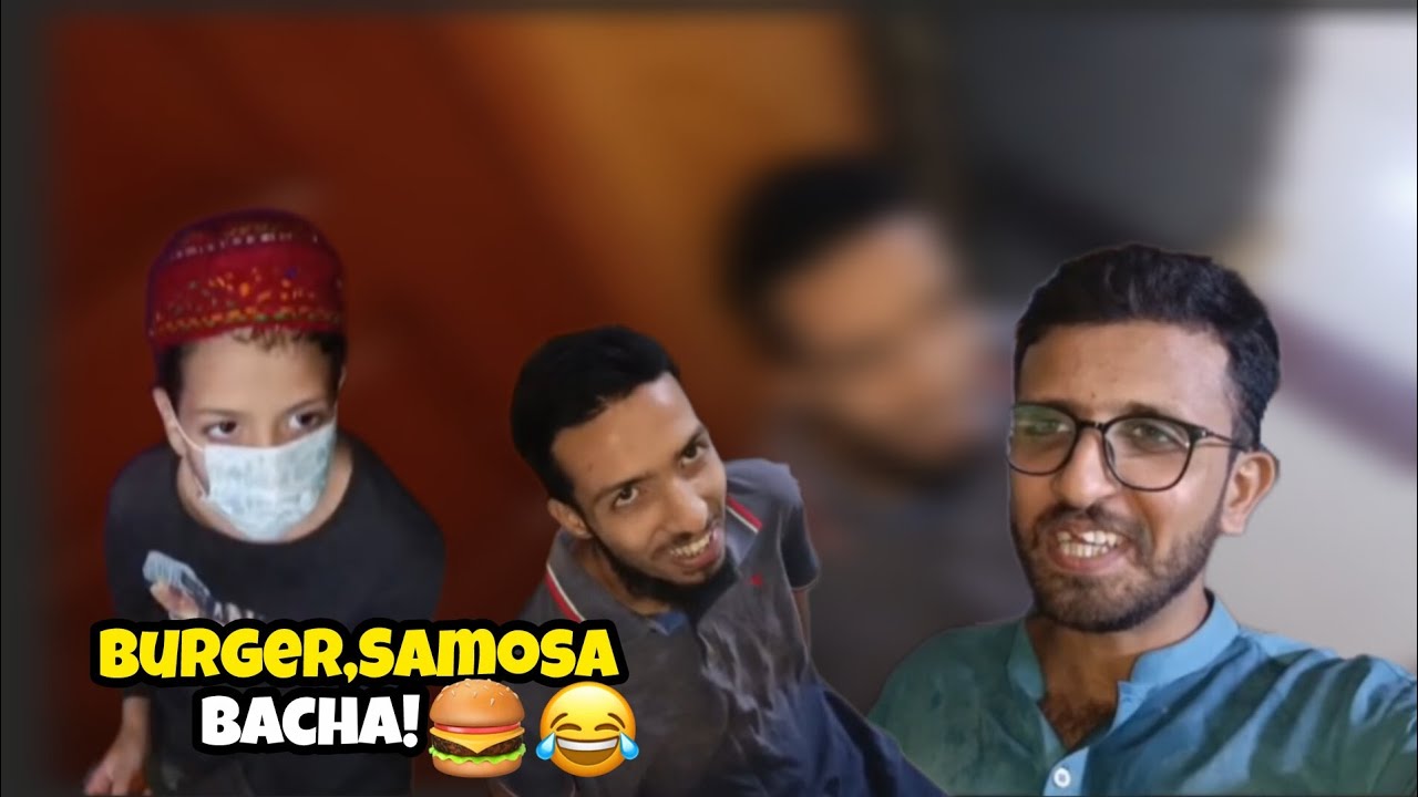 Akhir Yeh Burger Samosa Bacha Kon Hai?🍔😂 | @Aalyanifamilypluspranks @MaazSafderWorld 