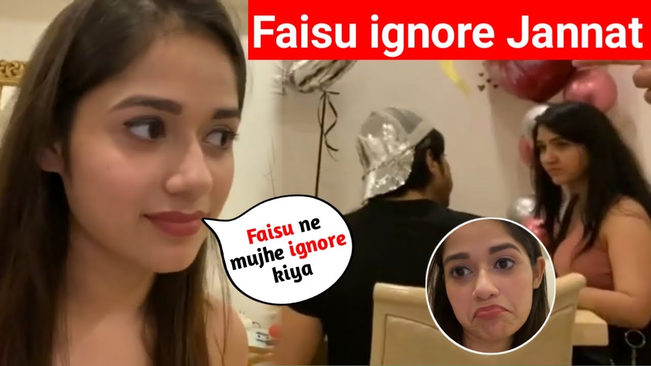 Faisu ignore Jannat 😮 | Faisu Ignore Jannat zubbair Birthday party | Jannat birthday party full Vlog