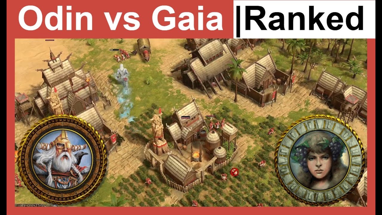Odin vs Gaia | 1v1 Ranked | Age of Mythology