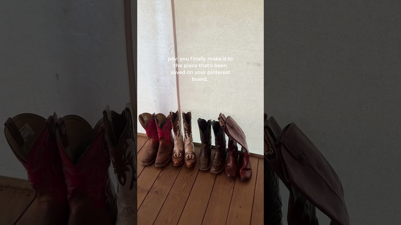 pov: you finally make it to the place that's been saved of your pinterest board. 