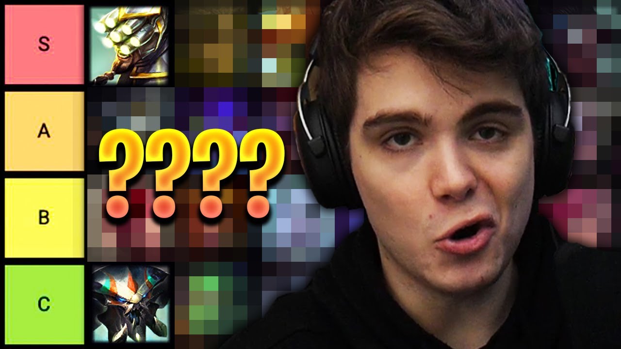 Nejlep&scaron;&iacute; Jungleři do Rankedů? - Jungle Tier List za 12 let hran&iacute; LoLka (Challenger Prof&iacute;k Jungler)