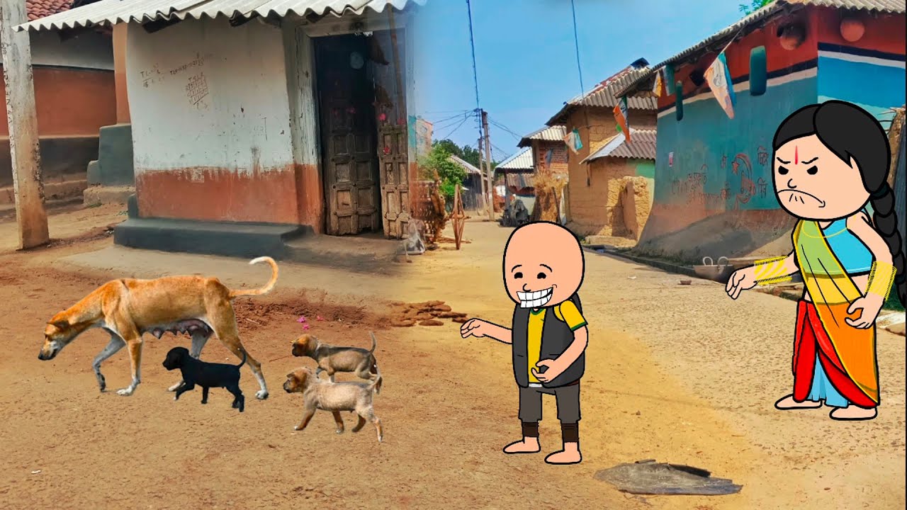 सिता हपन //Santali New Cartoon Video 2024//funny comedy cartoon video//@Hembramkurasunil