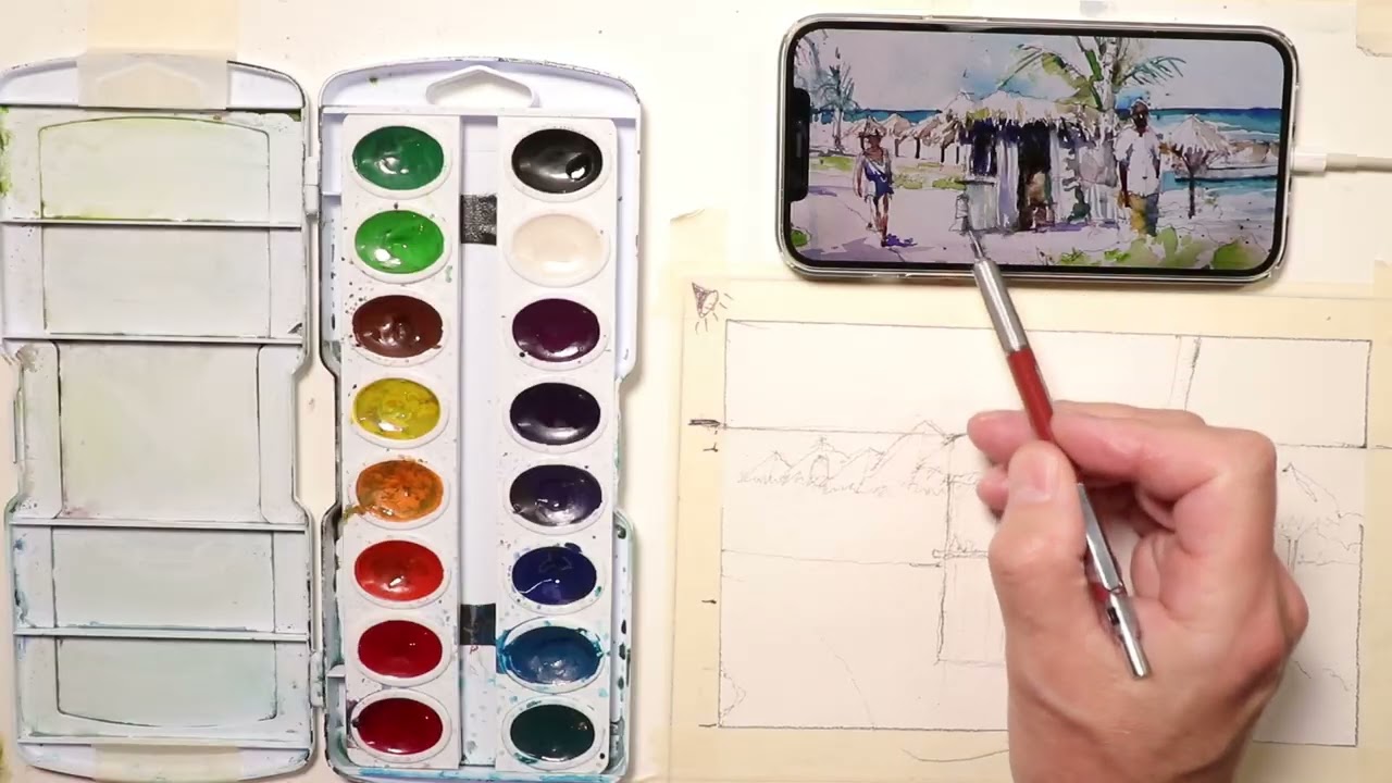 Have You Tried Outdoor Watercolor Painting Techniques for Warm Weather - by Chris Petri