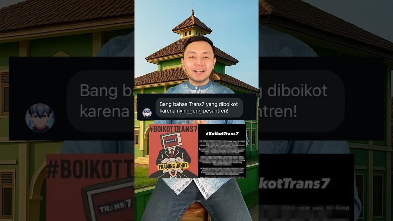Trans7 diboikot karena nyinggung pondok pesantren? 