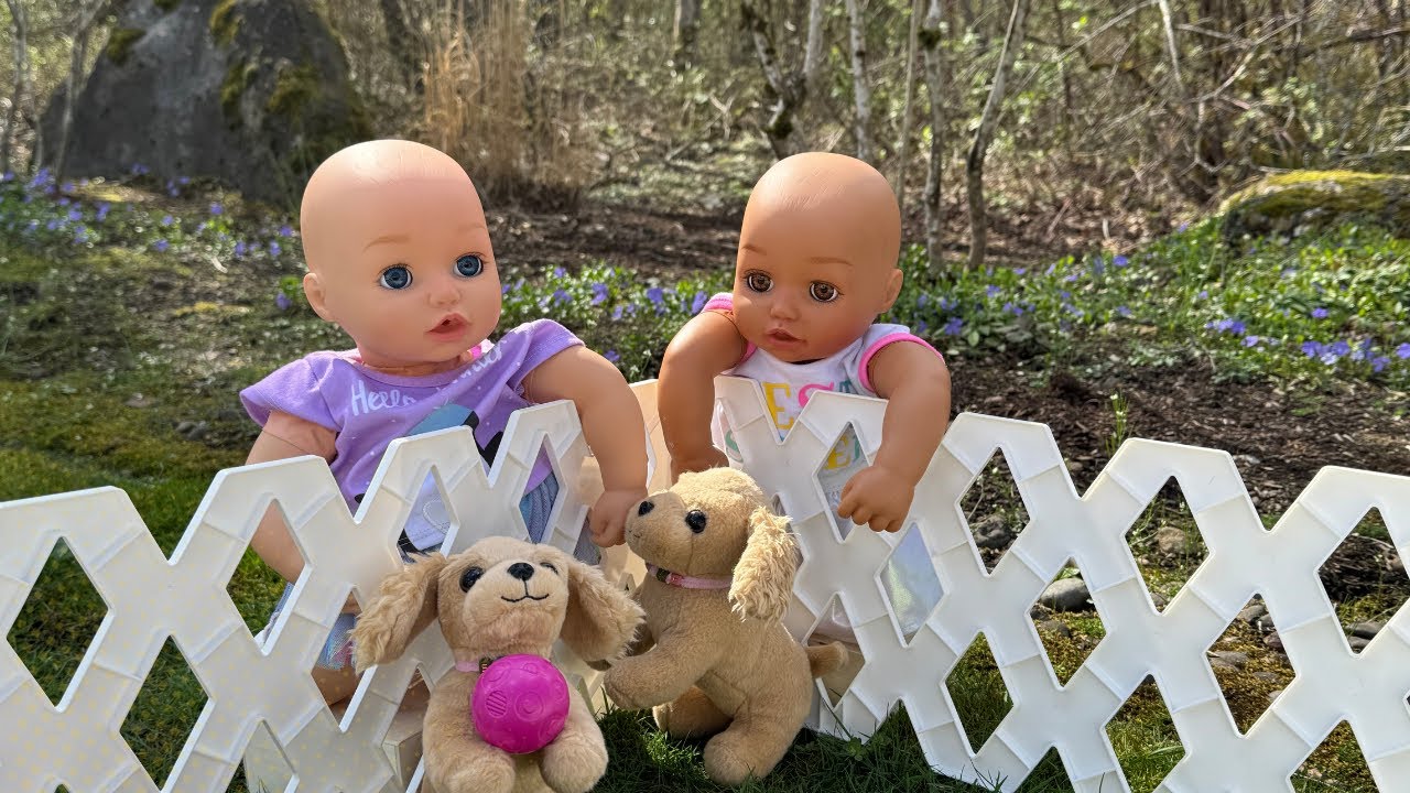 Baby Born Dolls Play at the Park @SweetStreetAdventures